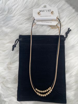 Gold Beaded Necklace