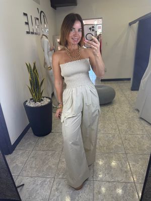 Sand or Black Jumpsuit