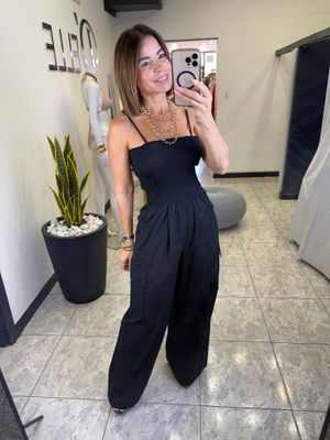 Sand or Black Jumpsuit
