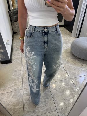 LT Denim Lace Detail Jeans