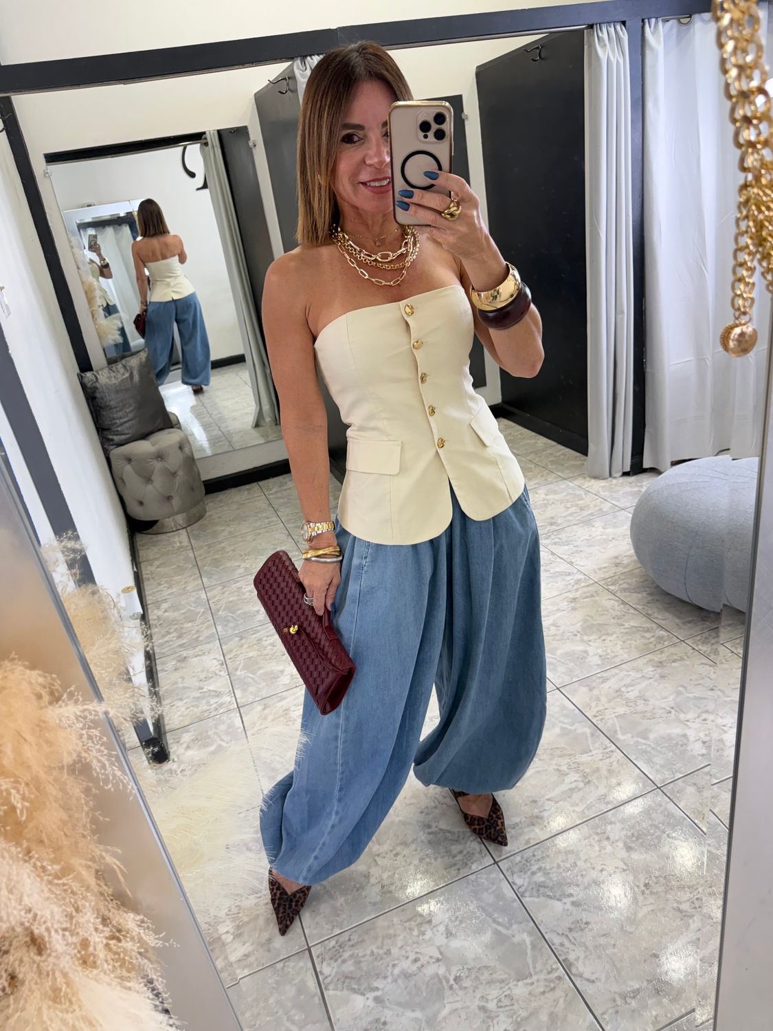 Lt Blue Balloon Pant