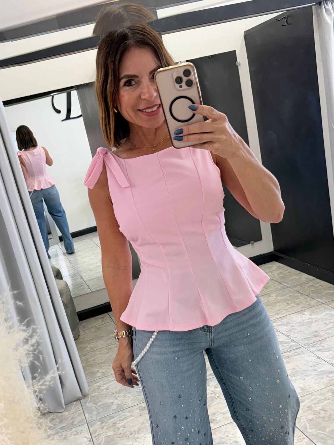 Pink- Black Or Taupe