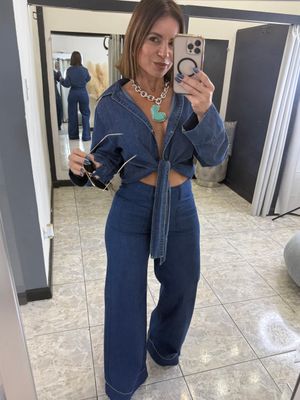 DK Indigo Top