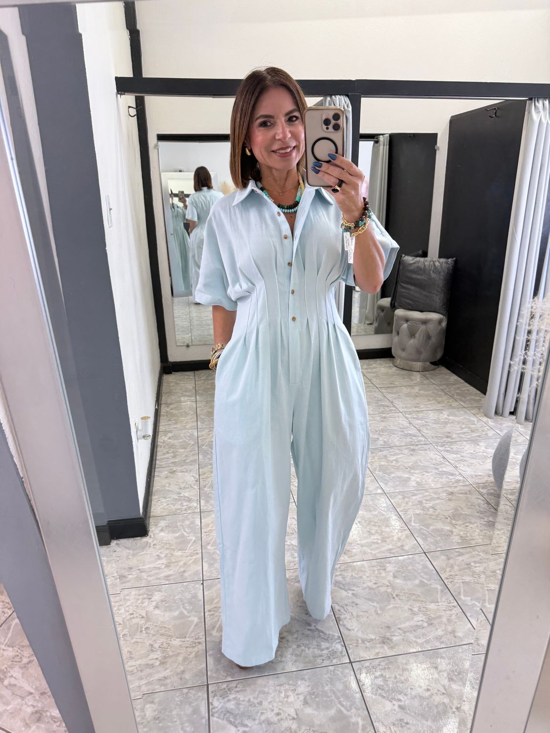Baby Blue Jumpsuit