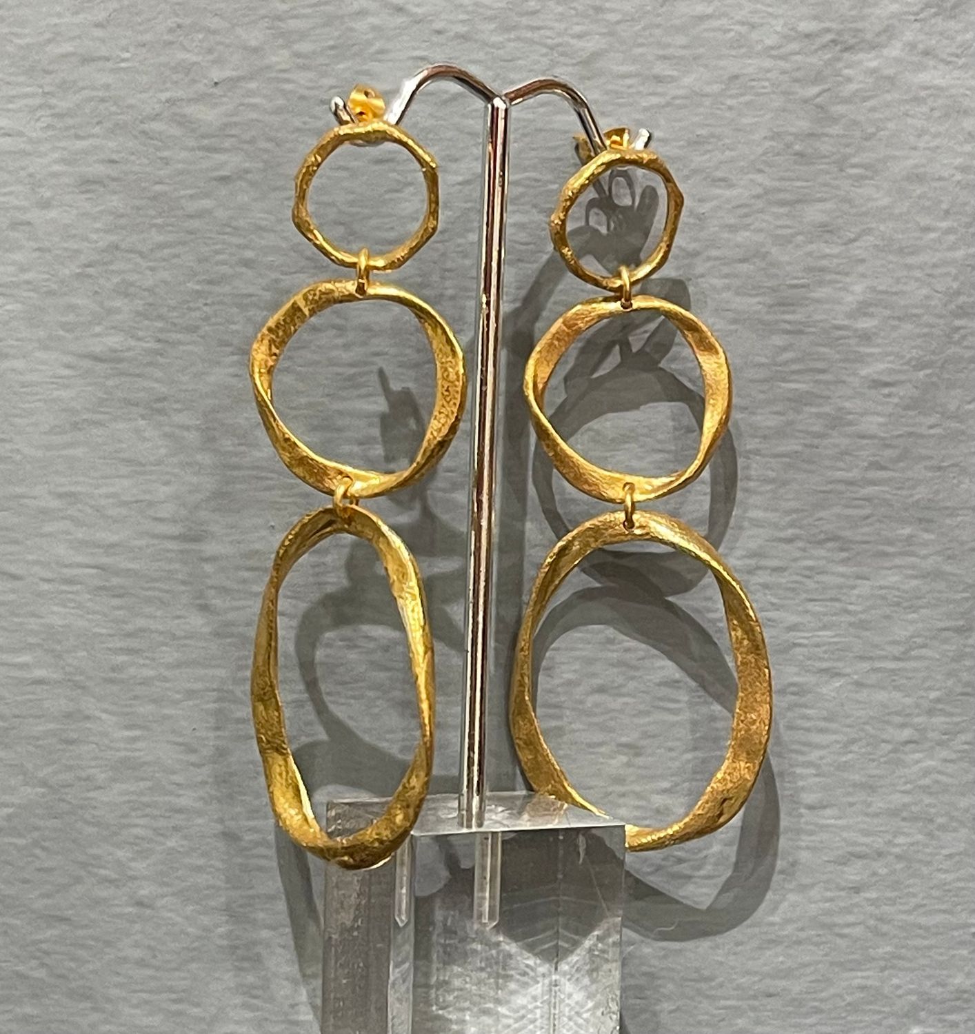 Gold Abstract Turkey Earrings