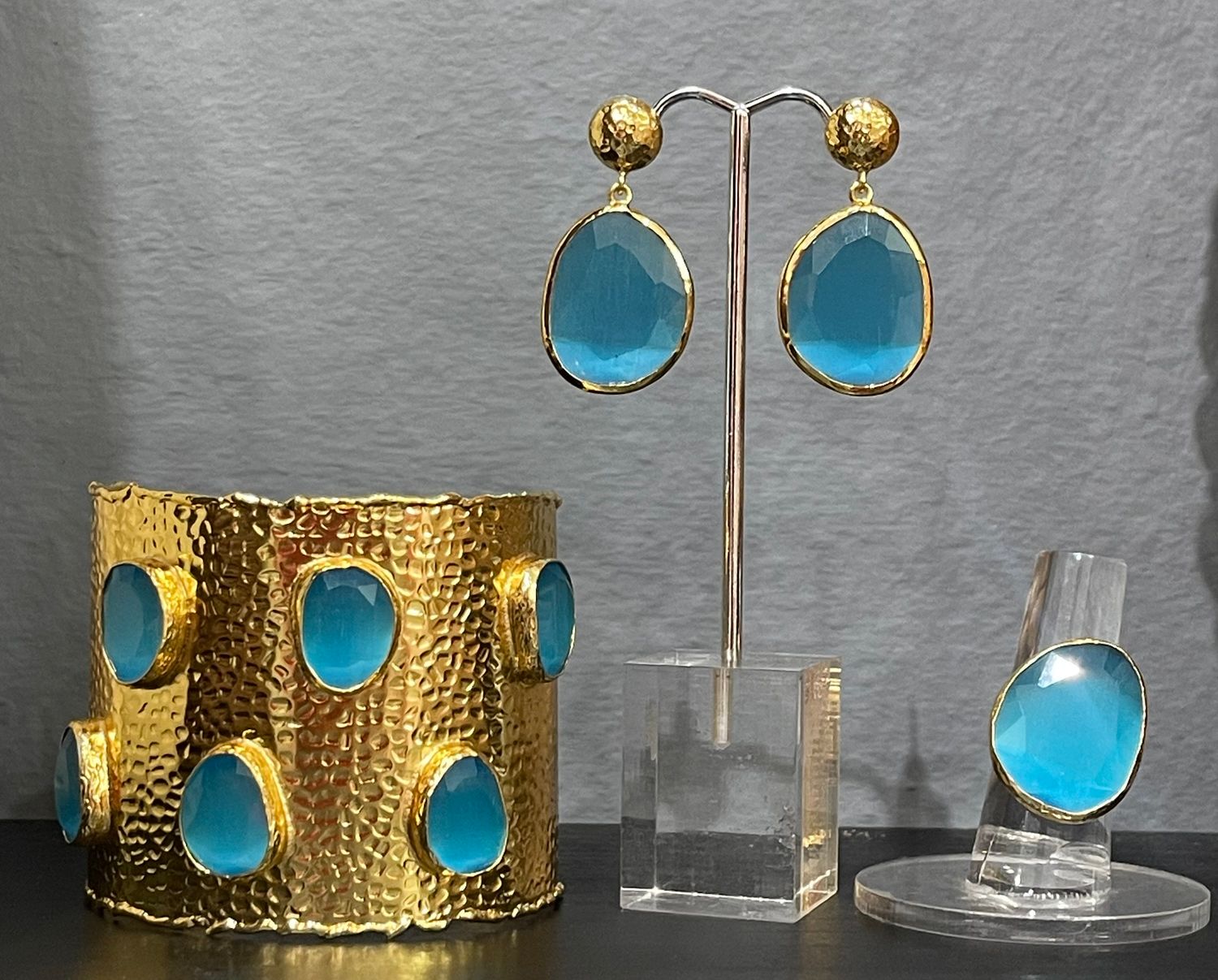 Turquoise or White Turkey Set