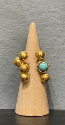 Gold or Silver Turkey Ring