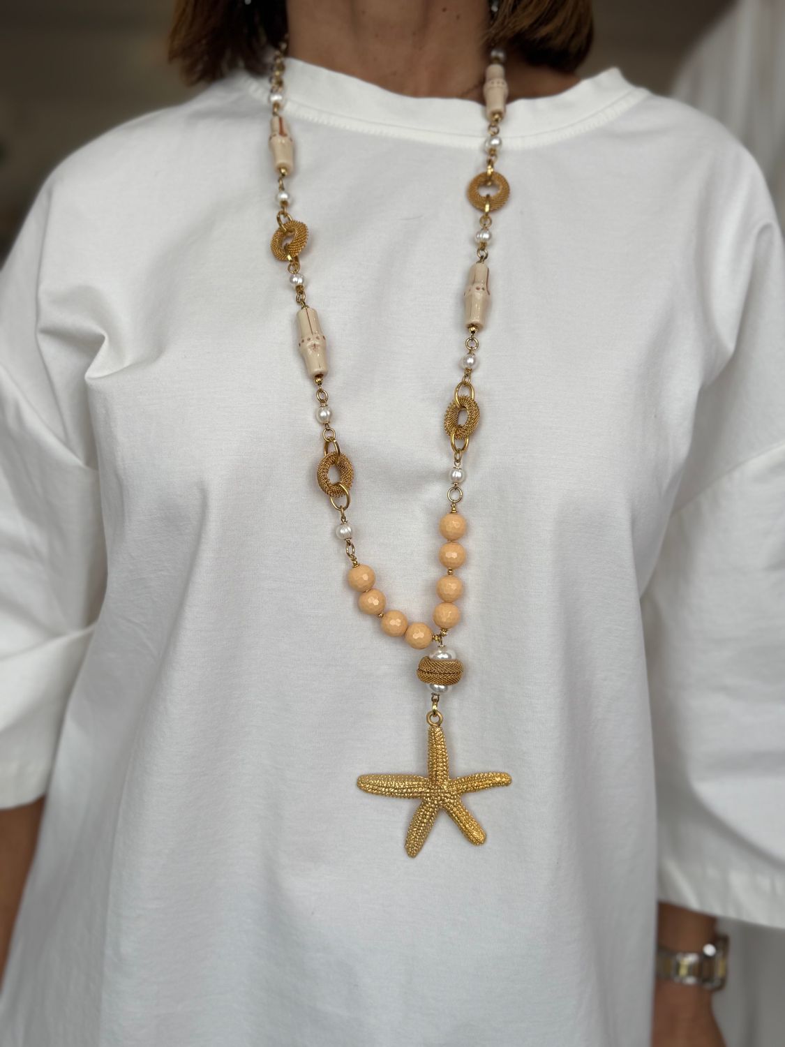 Gold Star Turkey Necklace