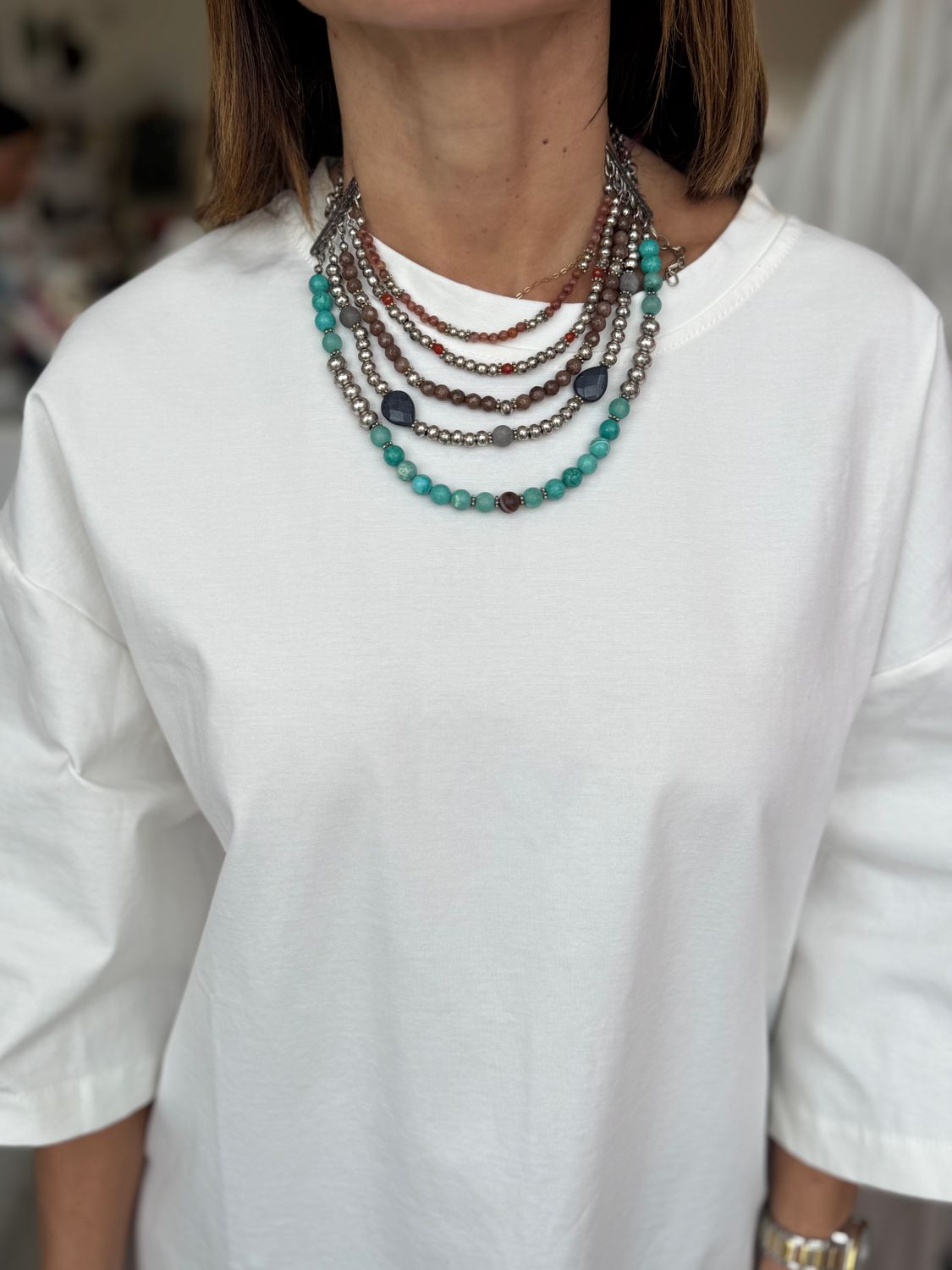 Multi Layering Turkey Necklace