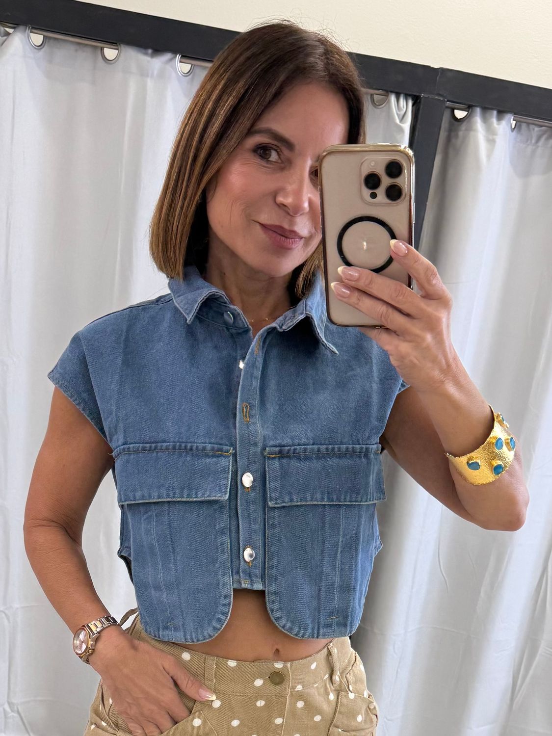 Light Denim Top