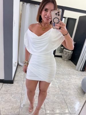 Aura White Shory Dress
