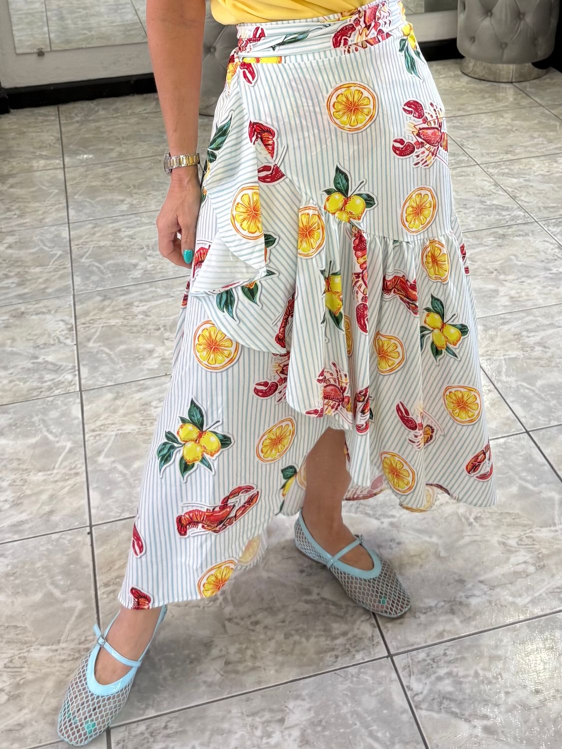 Positano Wrapped Skirt