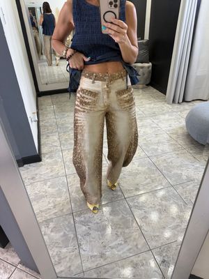 Bambi Print Jeans