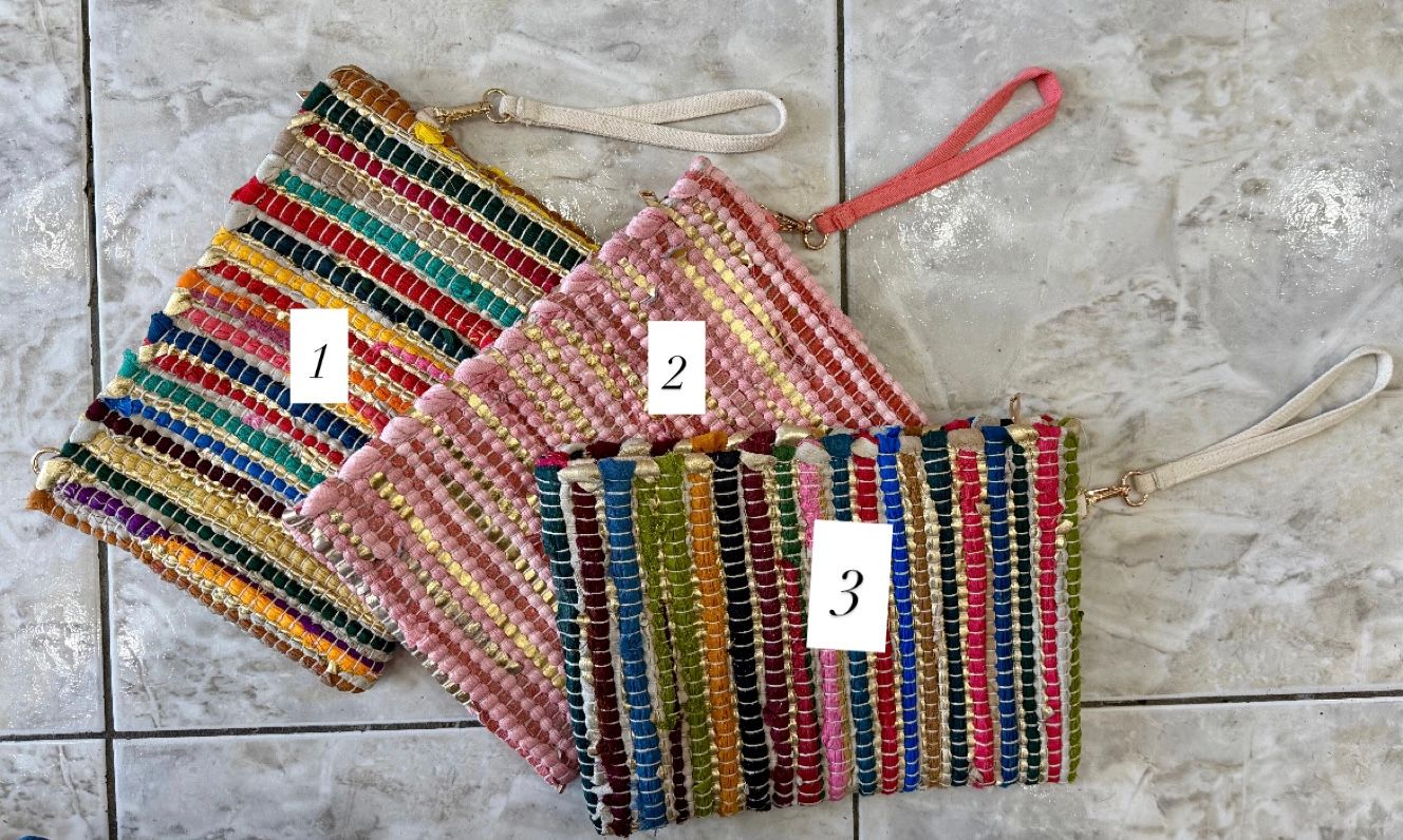 Multi Color or Pink HandBag/Crossbody Bag