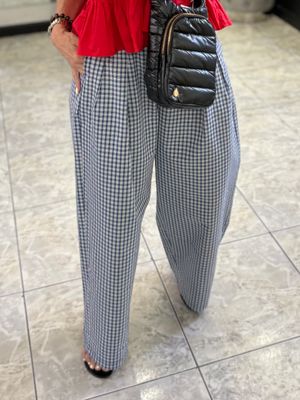 Blue Gingham Bottom