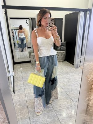 Butter Yellow Or White Corset Top