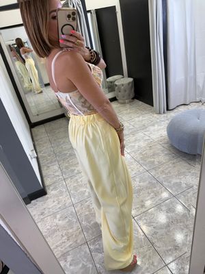 Summer Butter Yellow Corset