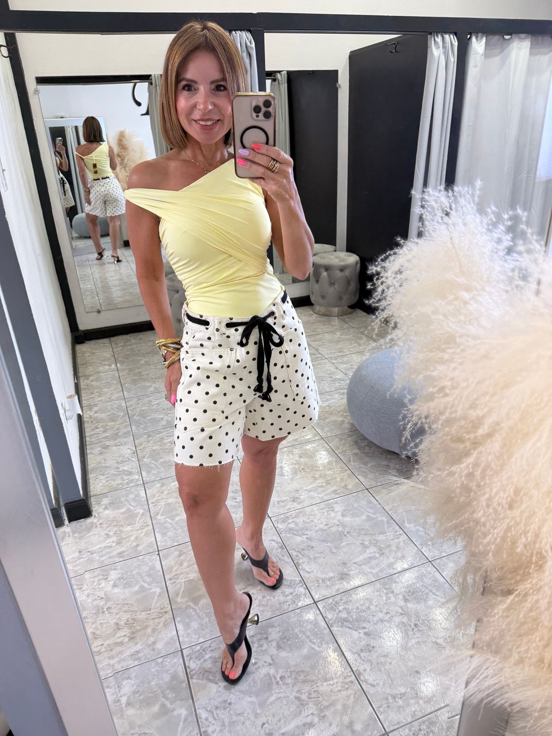 Butter Yellow Or White Detail Top