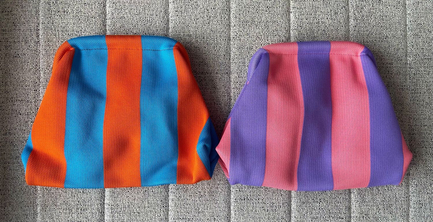 Blue, Purple, White Or Camel Summer Clutch