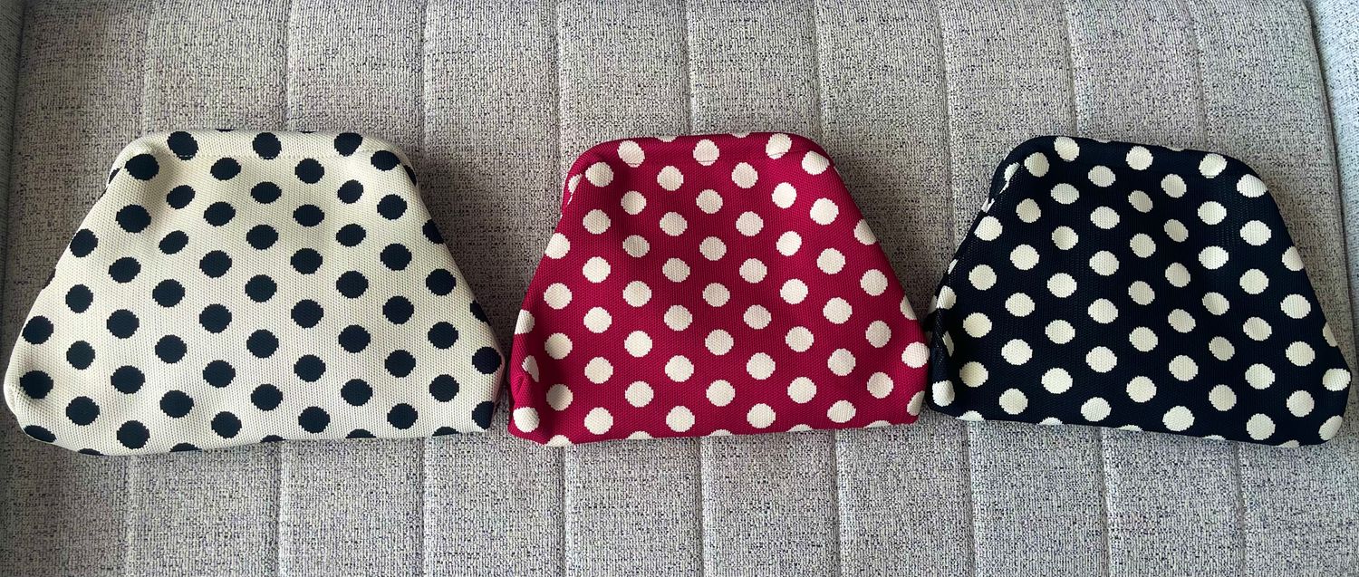 White, Fuchsia Or Black Summer PD Clutch