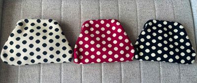 White, Fuchsia Or Black Summer PD Clutch