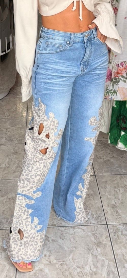 Lt Blue Trend Denim Pants