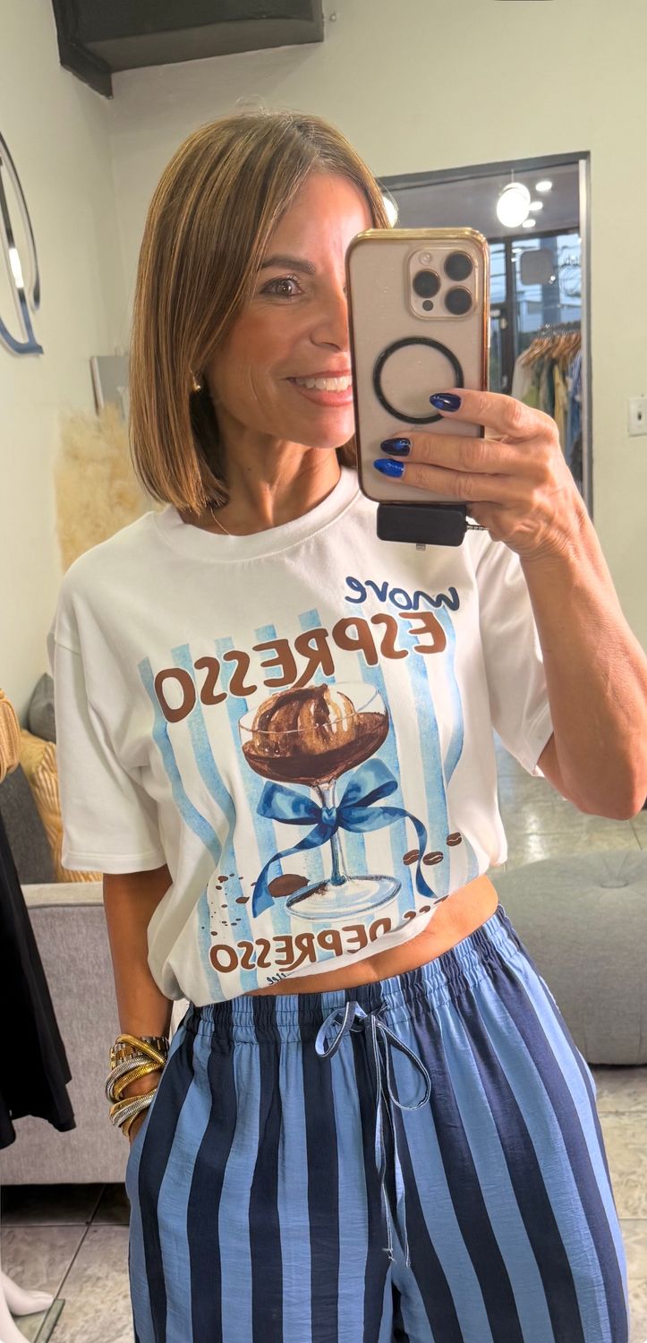 White Expresso Tshirt