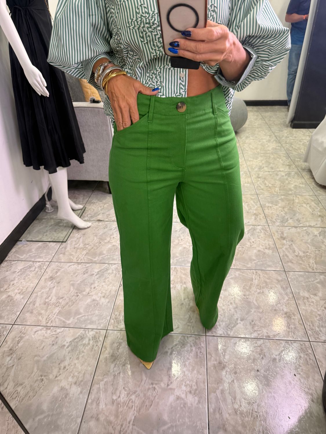 Kiwi Green Chic Pant