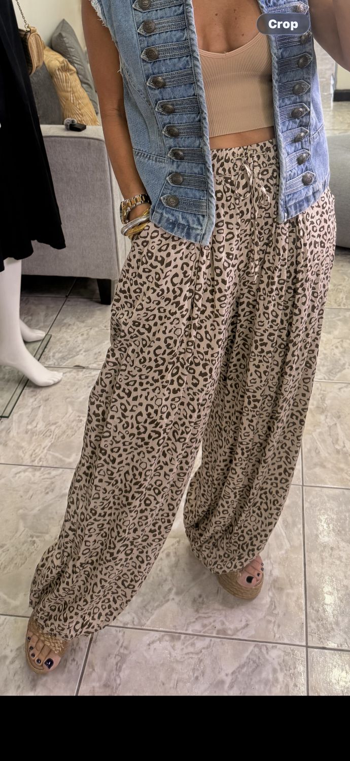 Leopard Balloon Pants
