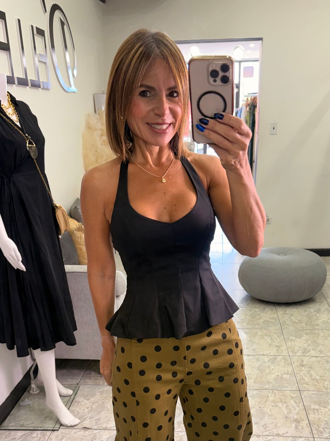 Red, Black Or White Halter Top