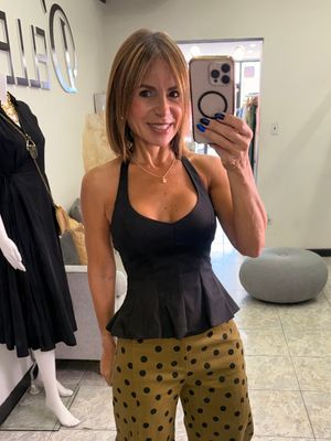 Red, Black Or White Halter Top