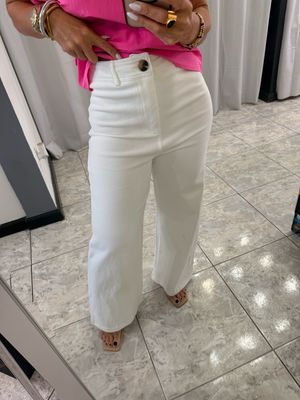 Blue Indigo Or White Pant