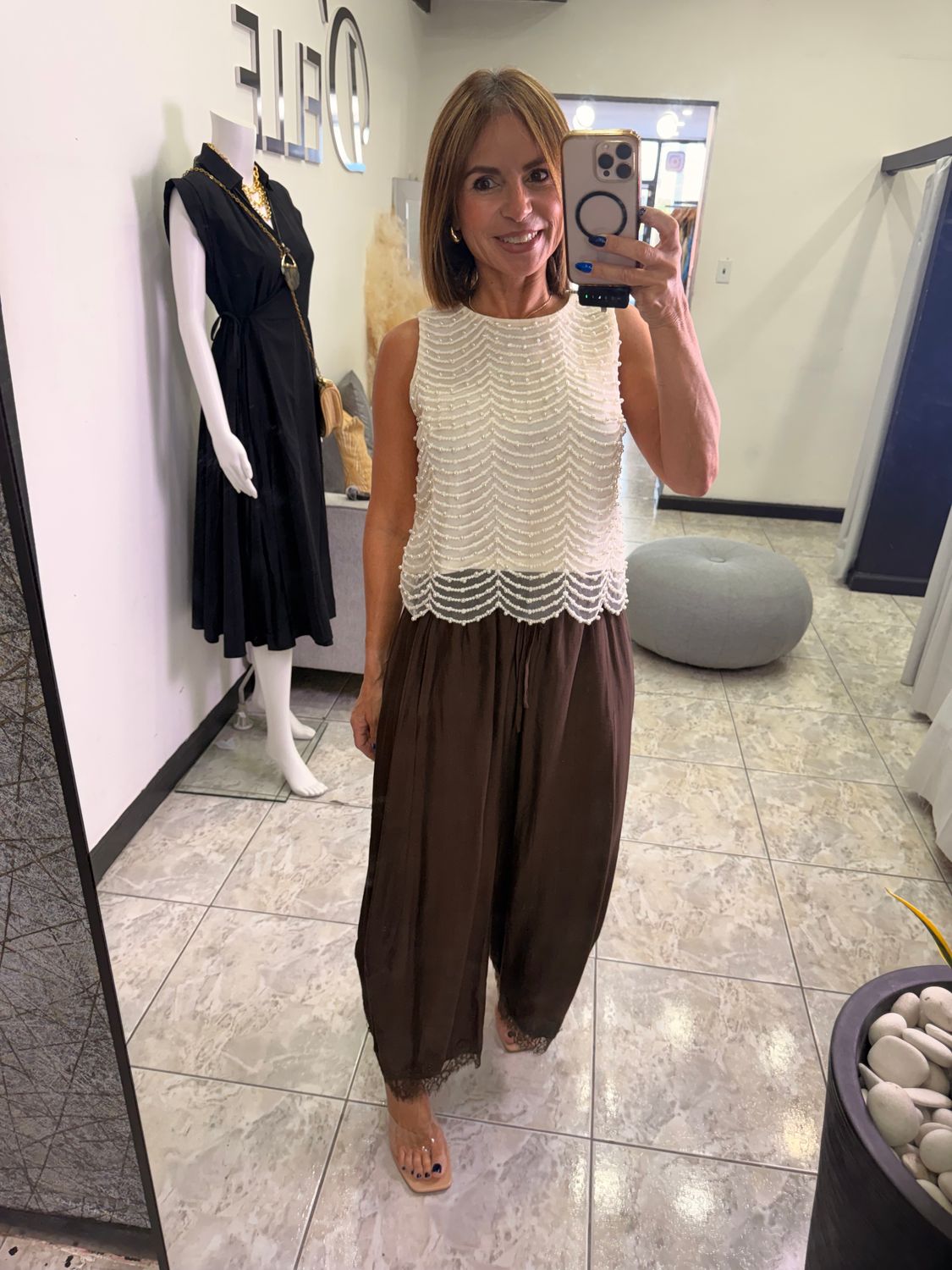 Ivory Pearl Top