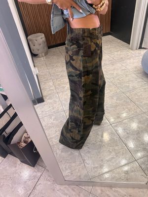Camuflaje Wide Leg Pants