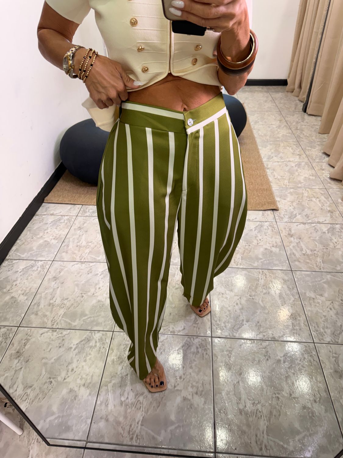 Matcha &amp; Choco Stripes Bottom