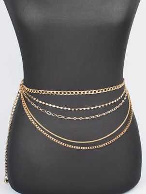 Gold Or Silver Chain Belt