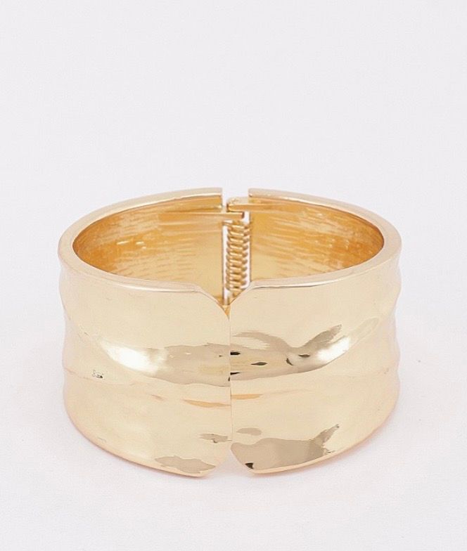 Gold Texture Bangle
