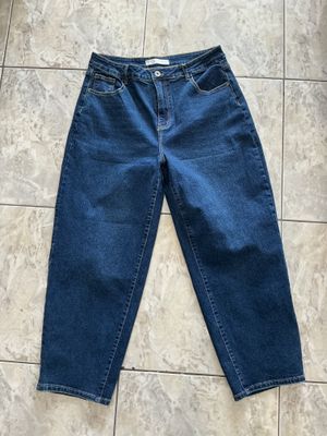 Dark Denim Barrel Jeans