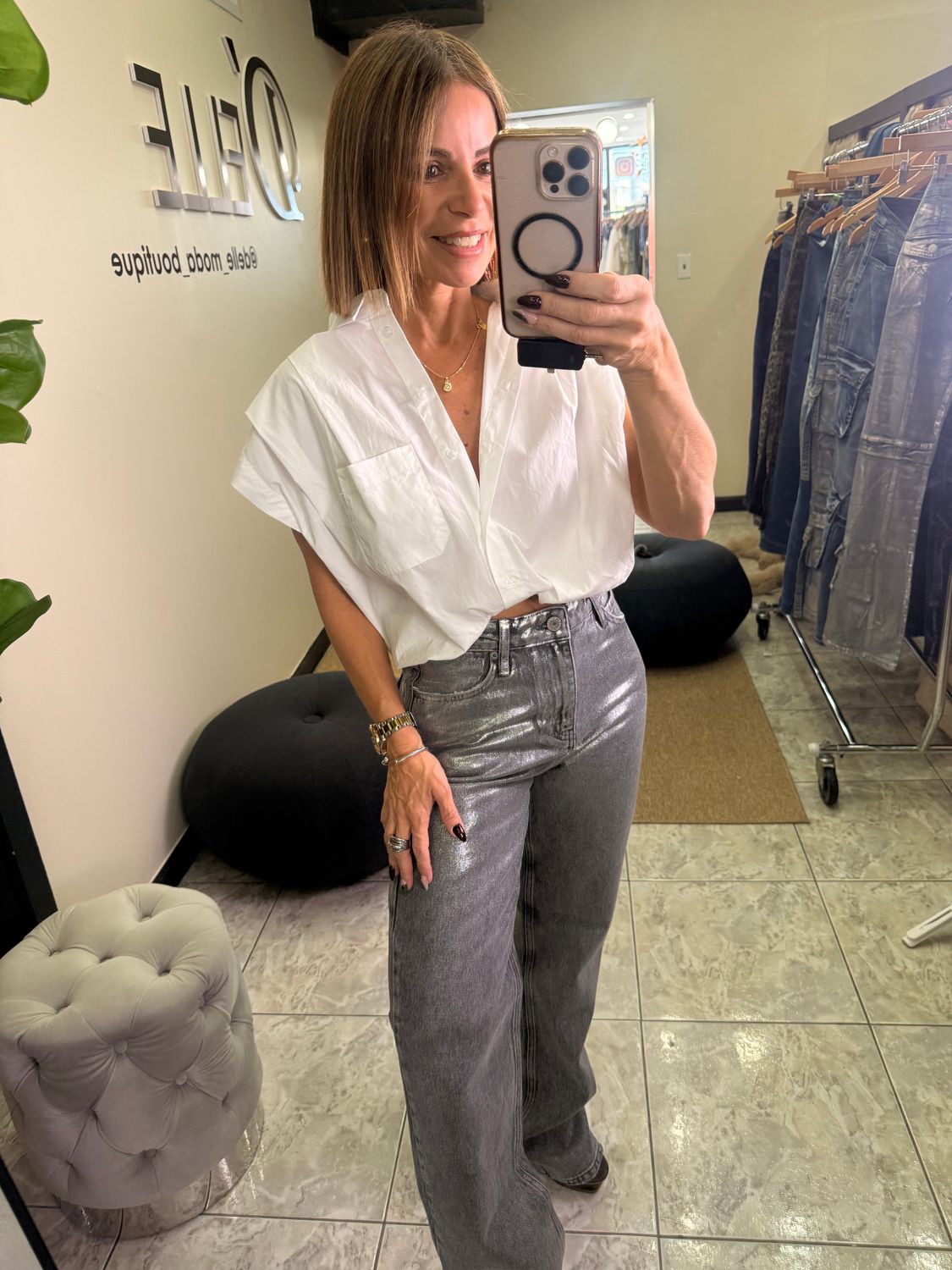 White Or Sand Dreamy Top