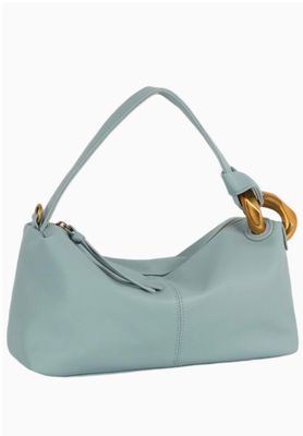 Baby Blue Gold Detail Bag