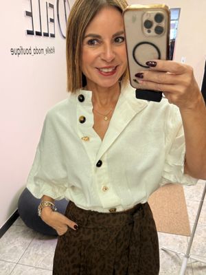 Burgundy, White, Olive Or Choco Bubble Top