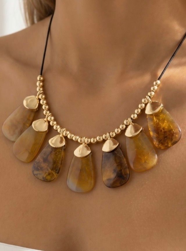 Autumn Gold Detail Necklace
