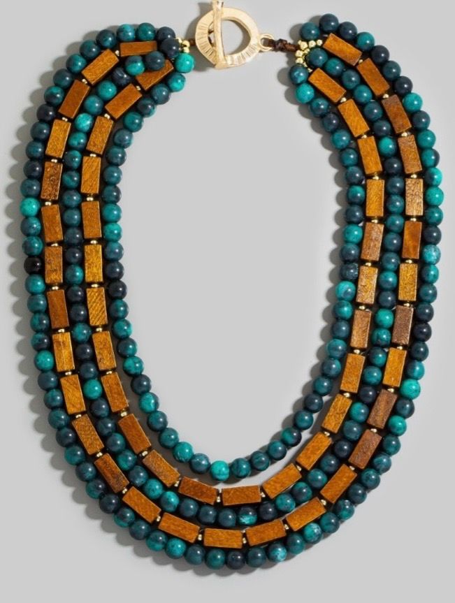 Multilayer Wood Necklace