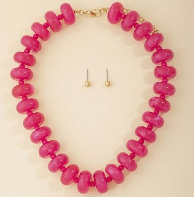 Mint Or Pink Necklace