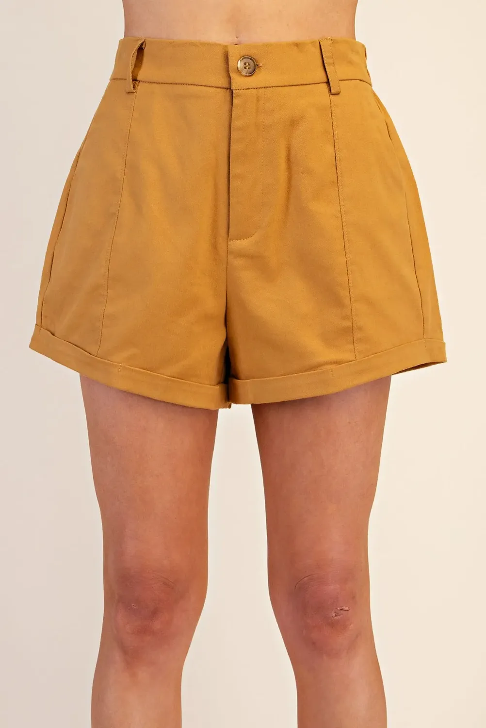 Mustard Or Burgundy Short