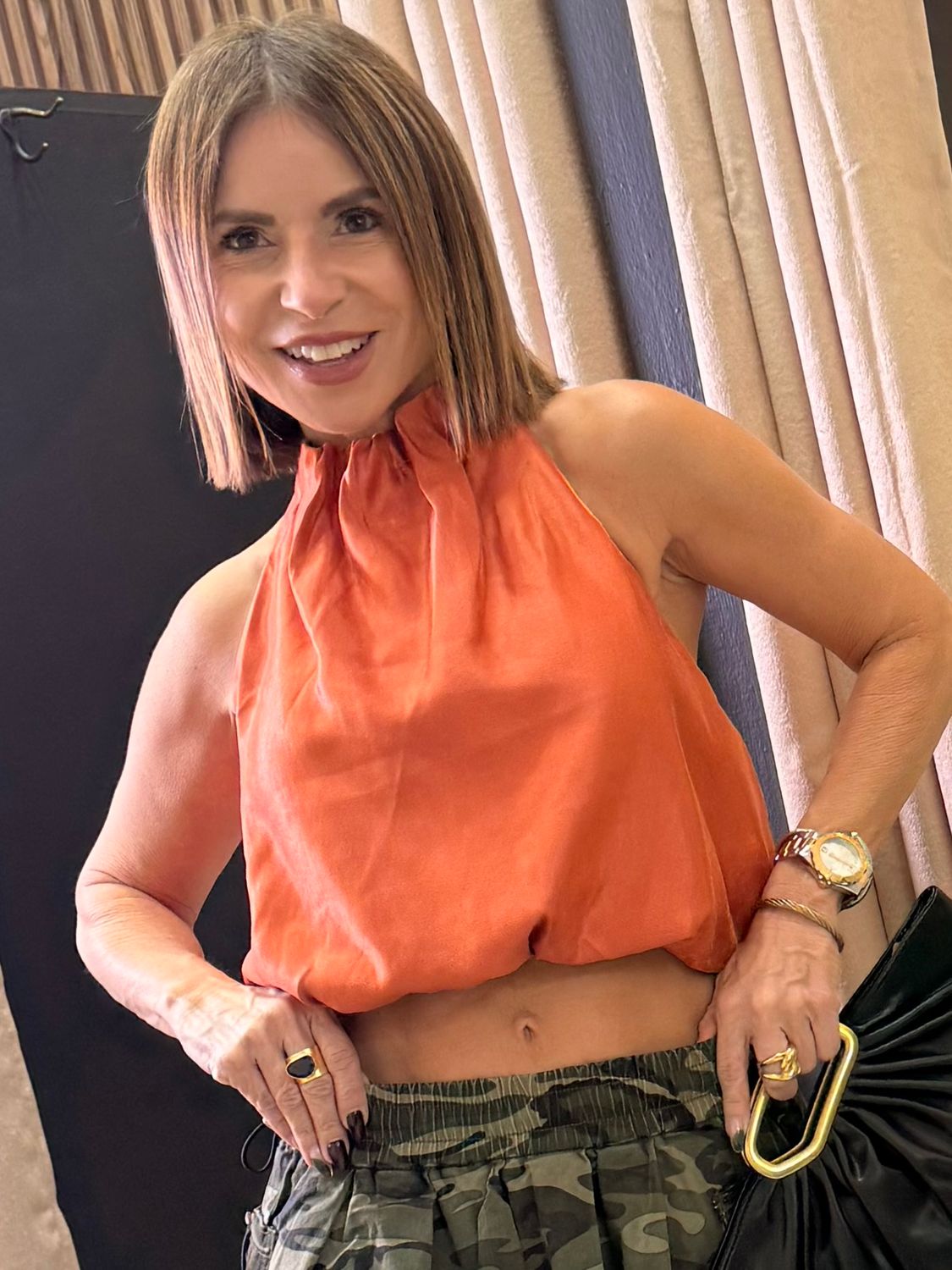 Rust Halter BalloonTop