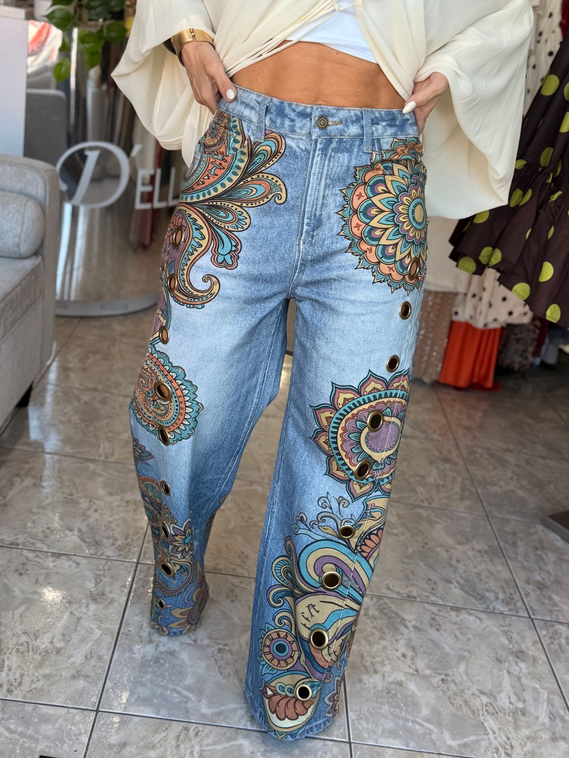 Lt Blue Hippie Jeans