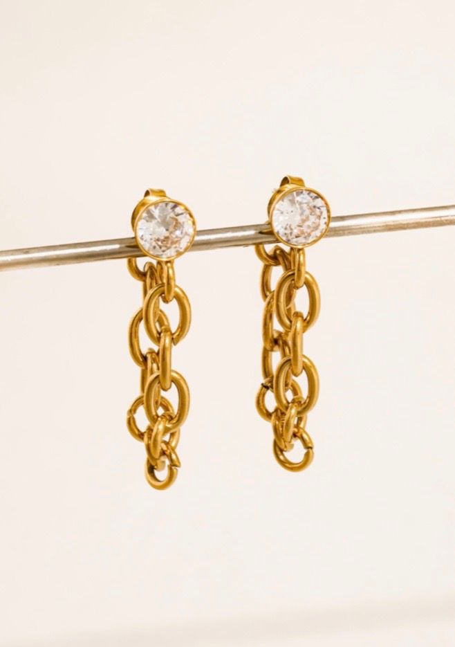 Gold Jazlyn Earrings