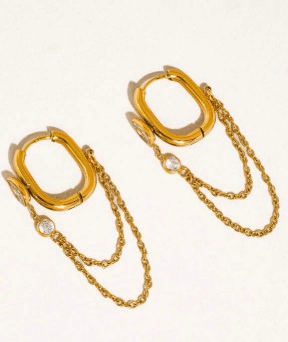 Multi Chain Earrings