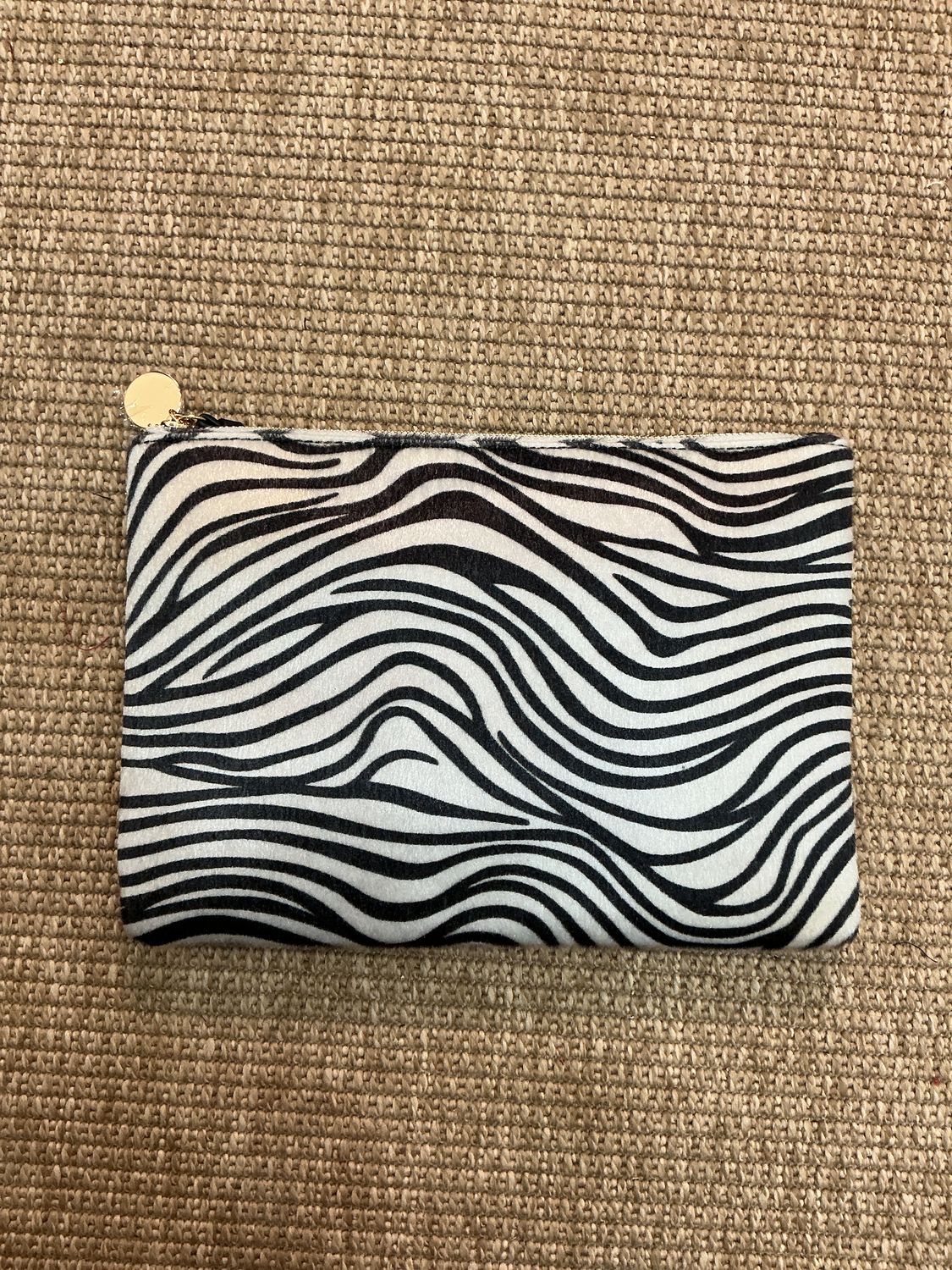 Zebra Clutch-Crossbody Bag
